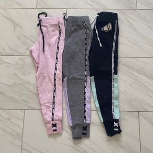 (3) Pairs Of Justice Girls Sweatpants